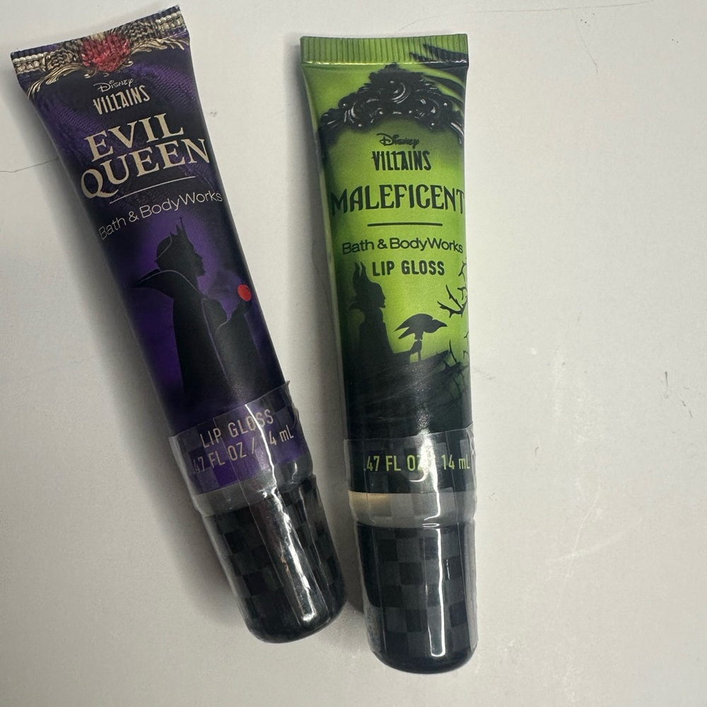 Bath & Body Works Disney Villains Lip Gloss Set – Evil Queen & Maleficent